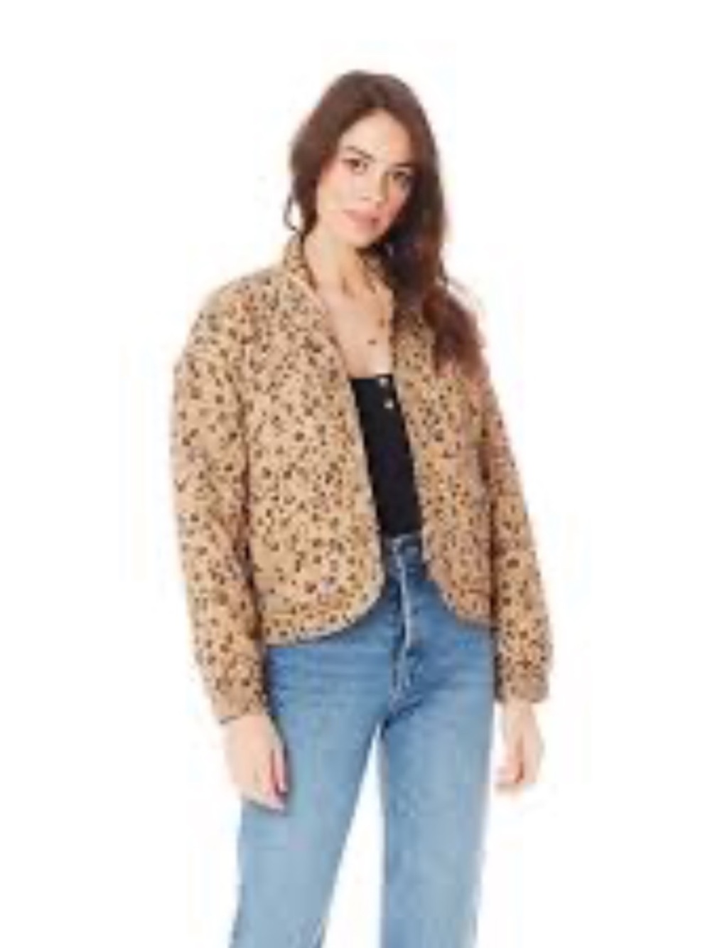 Saltwater Luxe Morrison Quilted Leopard Print Jacket